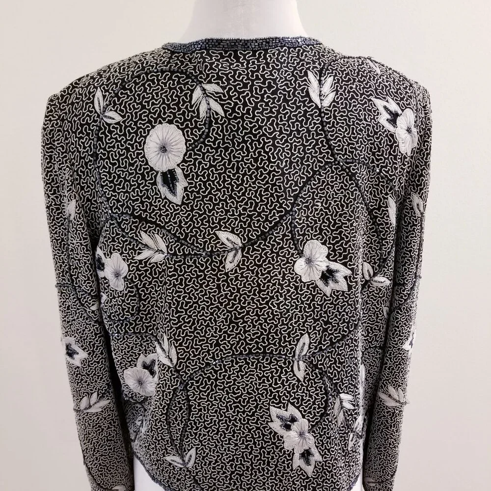 90s Vintage Adrianna Papell Occasions Jacket and Shell Set - PM - Picture 4 of 6